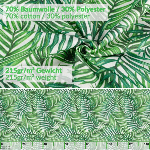 Stoff Tischdecke abwaschbar Tischwäsche Textil Tischtuch Baumwolle Polyester Tropik Outdoor Tischdecke Gartentischdecke