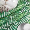 Stoff Tischdecke abwaschbar Tischwäsche Textil Tischtuch Baumwolle Polyester Tropik Outdoor Tischdecke Gartentischdecke