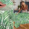 Stoff Tischdecke abwaschbar Tischwäsche Textil Tischtuch Baumwolle Polyester Tropik Outdoor Tischdecke Gartentischdecke