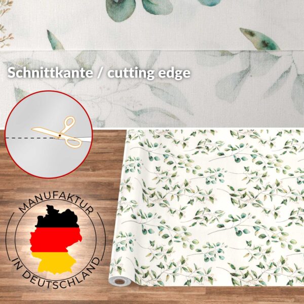 Stoff Tischdecke abwaschbar Tischwäsche Textil Tischtuch Baumwolle Polyester Botanika Outdoor Tischdecke Gartentischdecke