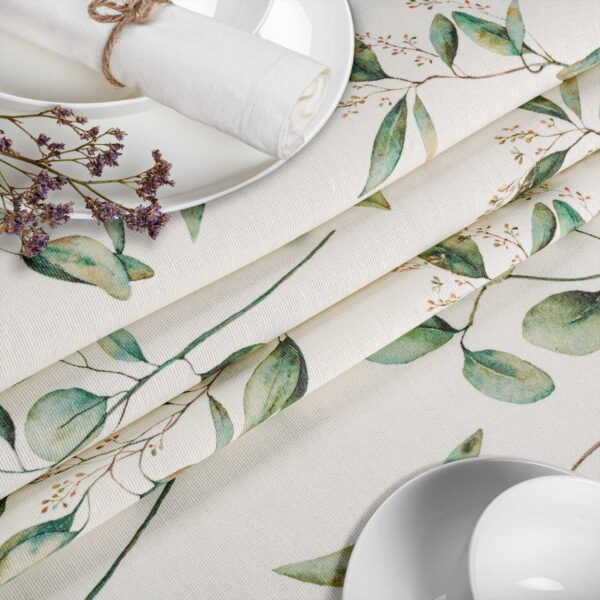 Stoff Tischdecke abwaschbar Tischwäsche Textil Tischtuch Baumwolle Polyester Botanika Outdoor Tischdecke Gartentischdecke