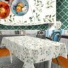 Stoff Tischdecke abwaschbar Tischwäsche Textil Tischtuch Baumwolle Polyester Botanika Outdoor Tischdecke Gartentischdecke