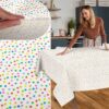 Stoff Tischdecke abwaschbar Tischwäsche Textil Tischtuch Baumwolle Polyester Mimi Outdoor Tischdecke Gartentischdecke