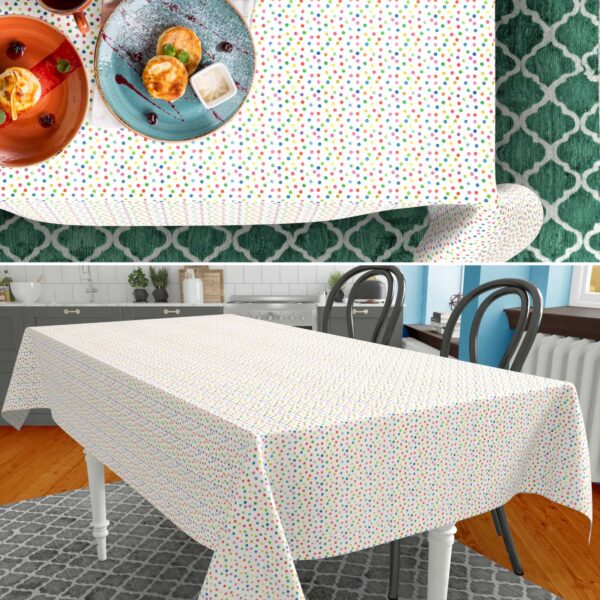 Stoff Tischdecke abwaschbar Tischwäsche Textil Tischtuch Baumwolle Polyester Mimi Outdoor Tischdecke Gartentischdecke