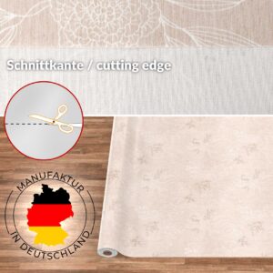 Stoff Tischdecke abwaschbar Tischwäsche Textil Tischtuch Baumwolle Polyester Japondi Beige Outdoor Tischdecke Gartentischdecke