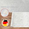 Stoff Tischdecke abwaschbar Tischwäsche Textil Tischtuch Baumwolle Polyester Japondi Grau Outdoor Tischdecke Gartentischdecke