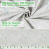Stoff Tischdecke abwaschbar Tischwäsche Textil Tischtuch Baumwolle Polyester Japondi Grau Outdoor Tischdecke Gartentischdecke