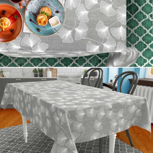 Stoff Tischdecke abwaschbar Tischwäsche Textil Tischtuch Baumwolle Polyester Pusteblume Outdoor Tischdecke Gartentischdecke