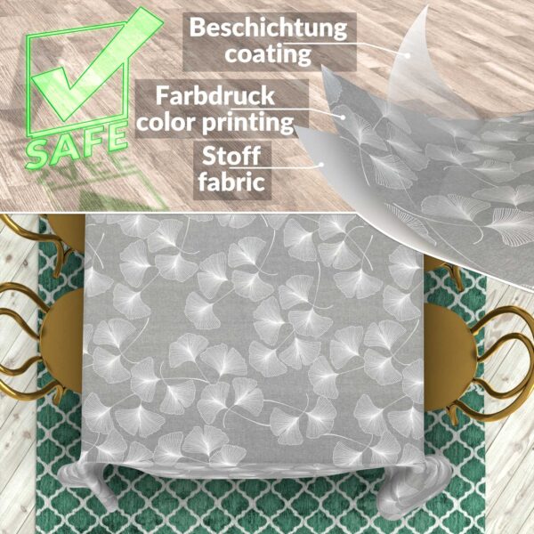 Stoff Tischdecke abwaschbar Tischwäsche Textil Tischtuch Baumwolle Polyester Pusteblume Outdoor Tischdecke Gartentischdecke