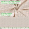 Stoff Tischdecke abwaschbar Tischwäsche Textil Tischtuch Baumwolle Polyester Violen Beige Outdoor Tischdecke Gartentischdecke