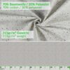 Stoff Tischdecke abwaschbar Tischwäsche Textil Tischtuch Baumwolle Polyester Stern Outdoor Tischdecke Gartentischdecke