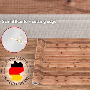 Stoff Tischdecke abwaschbar Tischwäsche Textil Tischtuch Baumwolle Polyester Holzoptik Outdoor Tischdecke Gartentischdecke