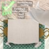 Stoff Tischdecke abwaschbar Tischwäsche Textil Tischtuch Baumwolle Polyester Beige Grau Outdoor Tischdecke Gartentischdecke