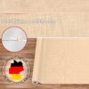Stoff Tischdecke abwaschbar Tischwäsche Textil Tischtuch Baumwolle Polyester Beige Outdoor Tischdecke Gartentischdecke
