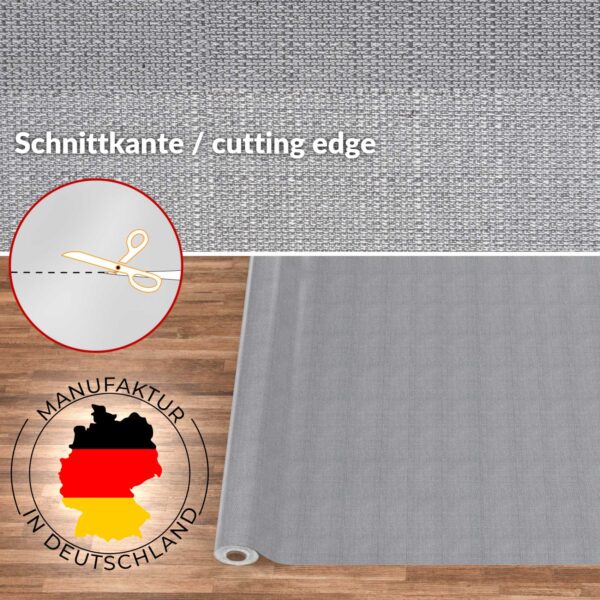 Stoff Tischdecke abwaschbar Tischwäsche Textil Tischtuch Baumwolle Polyester Dunkelgrau Outdoor Tischdecke Gartentischdecke