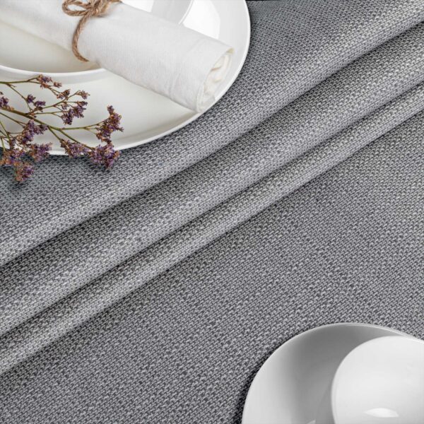 Stoff Tischdecke abwaschbar Tischwäsche Textil Tischtuch Baumwolle Polyester Dunkelgrau Outdoor Tischdecke Gartentischdecke