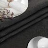 Stoff Tischdecke Tischwäsche Textil Tischtuch Baumwolle Polyester Jacquard Ornamente Meterware Premium Barock Schwarz Outdoor Tischdecke Gartentischdecke