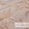 Tischfolie transparent Tischdecke Tischschutzfolie durchsichtig 1,5mm Tischschutz mit Motiv Blume bedruckt