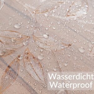Tischfolie transparent Tischdecke Tischschutzfolie durchsichtig 1,5mm Tischschutz mit Motiv bedruckt