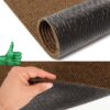 Flurläufer Fahrzeugteppich Schmutzfangmatte Sauberlaufmatte Läufer rutschfest STRIBET Breite 100cm Hellbraun