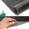 Flurläufer Fahrzeugteppich Schmutzfangmatte Sauberlaufmatte Läufer rutschfest STRIBET Breite 100cm Schwarz