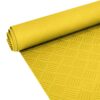 Gummiläufer Antirutsch Premium TPE Geruchsarm Bodenbelag Riffelblechoptik Gelb 3mm Stark 100 cm Breite