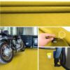 Gummiläufer Antirutsch Premium TPE Geruchsarm Bodenbelag Riffelblechoptik Gelb 3mm Stark 100 cm Breite