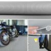 Gummimatte Gummiläufer Feinriefen Grau 3mm 100cm Breit auf TPE, Geruchslos – Bodenbelag, Bodenmatte