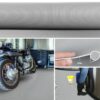 Gummimatte Gummiläufer Feinriefen Grau 3mm 100cm Breit auf TPE, Geruchslos – Bodenbelag, Bodenmatte