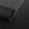 Gummimatte Gummiläufer Feinriefen Schwarz 3mm 100cm Breit auf TPE, Geruchslos – Bodenbelag, Bodenmatte
