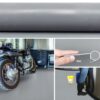 Gummimatte Gummiläufer Glatt 3mm Grau 100cm Breit auf TPE, Geruchslos – Bodenbelag, Bodenmatte