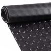 Gummimatte Meterware TPE Gummiläufer Premium Geruchsarm Bodenbelag Noppen Schwarz 3mm 100 cm Breite