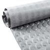 Gummimatte Meterware TPE Noppen Bodenbelag Gummiläufer Geruchsarm Grau 3mm Stark 100 cm Breite