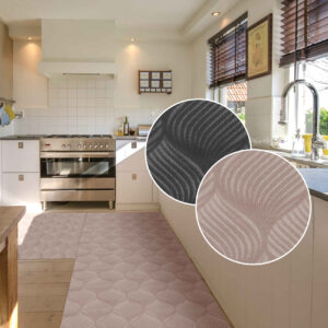 Küchenläufer Teppichläufer Läufer Flur abwischbar Textil Baker Breite 100cm