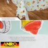 Wachstuch Tischdecke abwaschbar Wachstischdecke Meterware Nachtisch Mint Outdoor Tischdecke Gartentischdecke