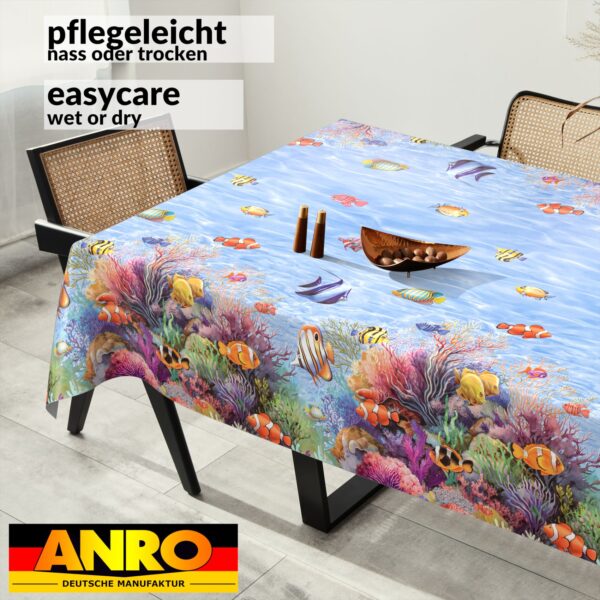 Wachstuch Tischdecke abwaschbar Wachstischdecke Meterware Aquarium Outdoor Tischdecke Gartentischdecke