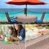 Wachstuch Tischdecke abwaschbar Wachstischdecke Meterware Karo Beige Outdoor Tischdecke Gartentischdecke