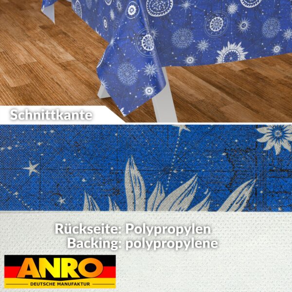 Wachstuch Tischdecke abwaschbar Wachstischdecke Meterware Rechteck Astrologie Outdoor Tischdecke Gartentischdecke