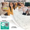 Wachstuch Tischdecke abwaschbar Wachstischdecke Meterware Rechteck Blätter Grau Outdoor Tischdecke Gartentischdecke