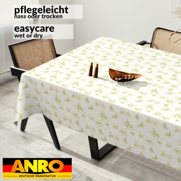 Wachstuch Tischdecke abwaschbar Wachstischdecke Meterware Rechteck Bambuk Outdoor Tischdecke Gartentischdecke