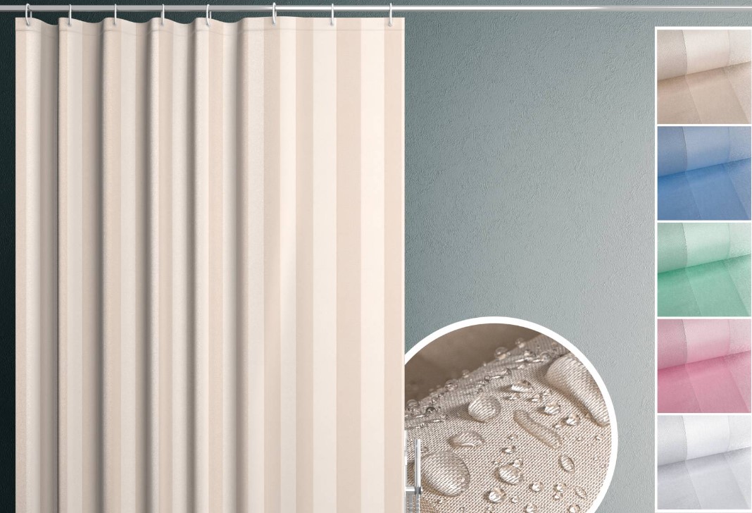 Frischer Wind im Badezimmer: Die neuen Duschvorhänge bei anroshop