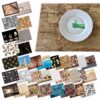 Tischset Platzset Platzdeckchen abwaschbar Tischuntersetzer PVC hitzebeständig 30x45cm