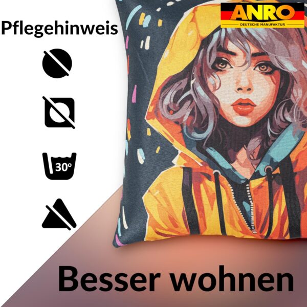 Dekokissen Zierkissen Sofakissen Kissenbezug Kissenhülle Gobelin Popart 28 Motive mit / ohne Füllung 40x40cm