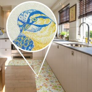 Küchenläufer waschbar Textil + PVC Küchenteppich rutschfest Sprinty Botanic Mehrfarbig 50cm Breit