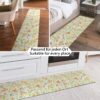 Küchenläufer waschbar Textil + PVC Küchenteppich rutschfest Sprinty Botanic Mehrfarbig 50cm Breit