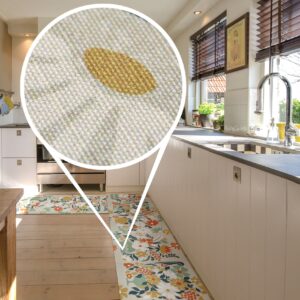 Küchenläufer waschbar Textil + PVC Küchenteppich rutschfest Sprinty Prato Mehrfarbig 50cm Breit