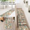 Küchenläufer waschbar Textil + PVC Küchenteppich rutschfest Sprinty Prato Mehrfarbig 50cm Breit