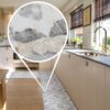 Küchenläufer waschbar Textil + PVC Küchenteppich rutschfest Sprinty Ofelia Lilla 50cm Breit