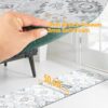 Küchenläufer waschbar Textil + PVC Küchenteppich rutschfest Sprinty Ofelia Lilla 50cm Breit