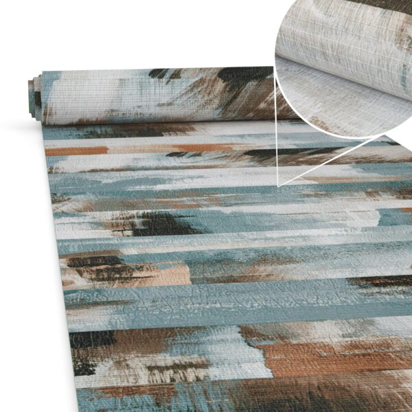 Küchenläufer waschbar Textil + PVC Küchenteppich rutschfest Sprinty Panarea Mehrfarbig 50cm Breit